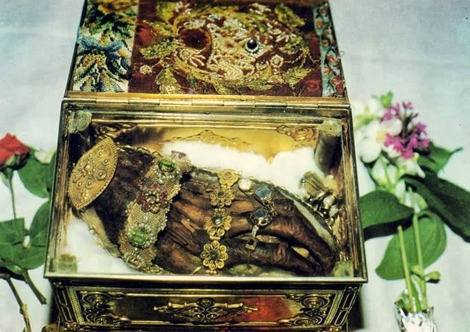 the holy relics of Saint Catherine